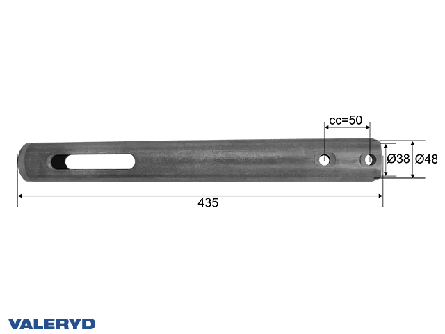 Trækrør Al-Ko 161S/VB 251S, Ø 50mm