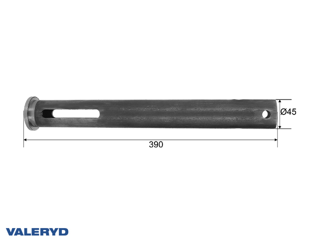Cijev za amortizer naletne kočnice BPW ZAF 1,0-1 / 1,0-2, Ø 45mm