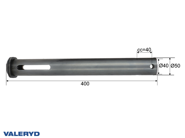 Cijev za amortizer naletne kočnice BPW ZAF 1.5-2 // 1,6-3, Ø 50mm