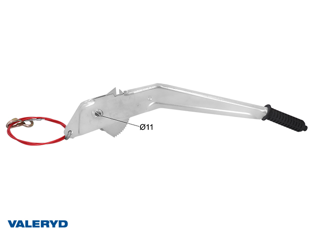 Levier de frein à main avec câble de rupture Peitz PAV/SR 0,7/1,3/2,0/2,7; X=31mm 