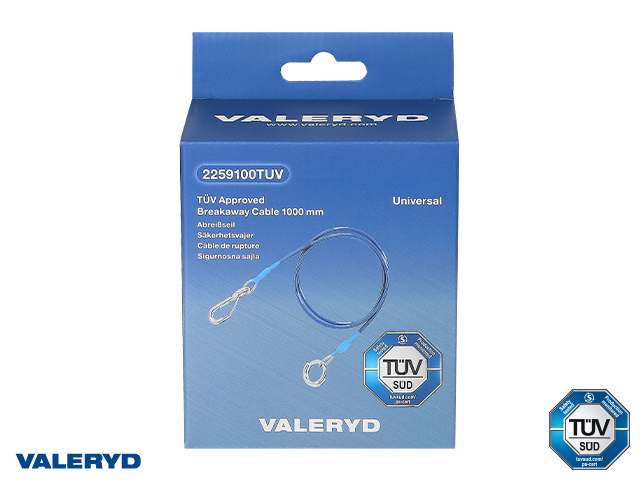 Câble de rupture Universal 1000 mm avec anneau certifié TÜV
