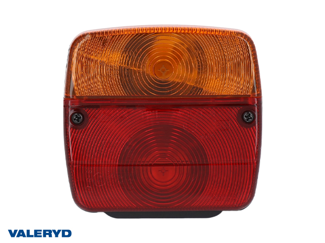 Tail light Ajba Right/Left 108x103x52 two-light cluster, cable entry at the rear 