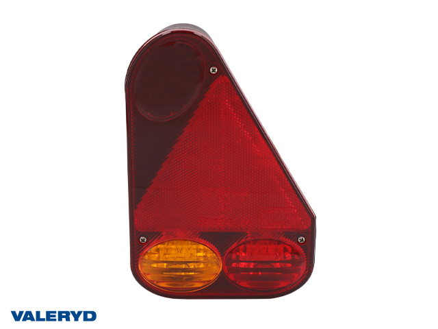 Tail light Aspöck Earpoint III Right 146x220x53 with reflector. Bayonet connection 4(5)-pin