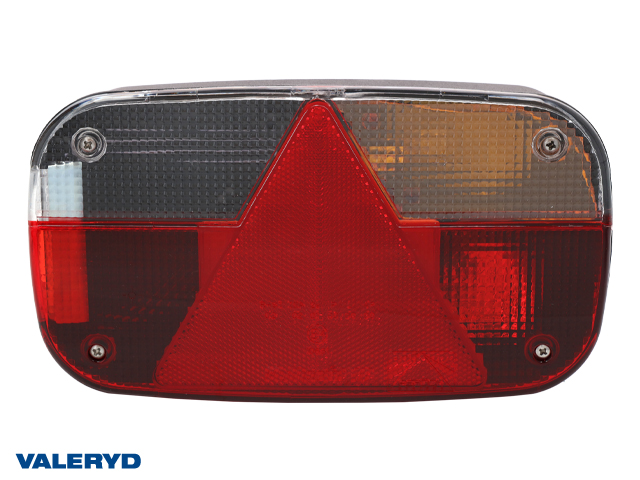 Tail light Aspöck Multipoint III Right 244x138x60, 5-pin Bayonet connection 4(5)-pin, incl. bulbs