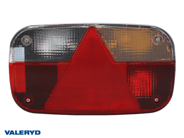Tail light Aspöck Multipoint III Right 244x138x60 with reversing lamp, Bayonet 5-pin , incl. bulbs