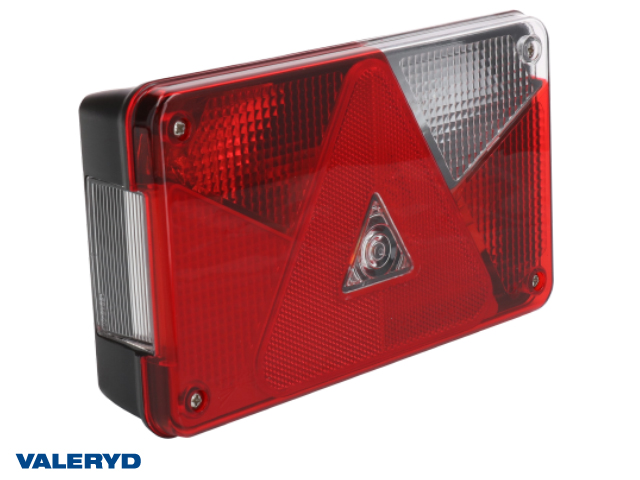 Tail light Aspöck Multipoint 5 Right 238x140x55, Bayonet connection 6(8)-pin 