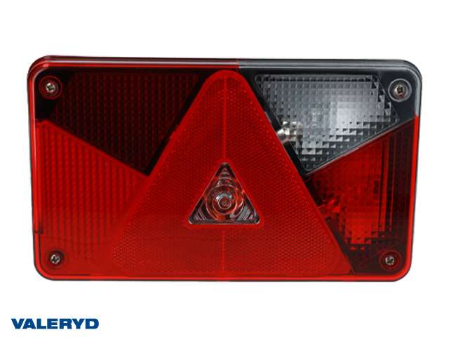 Tail light Aspöck Multipoint 5 Right 238x140x55, Bayonet connection 5-pin 