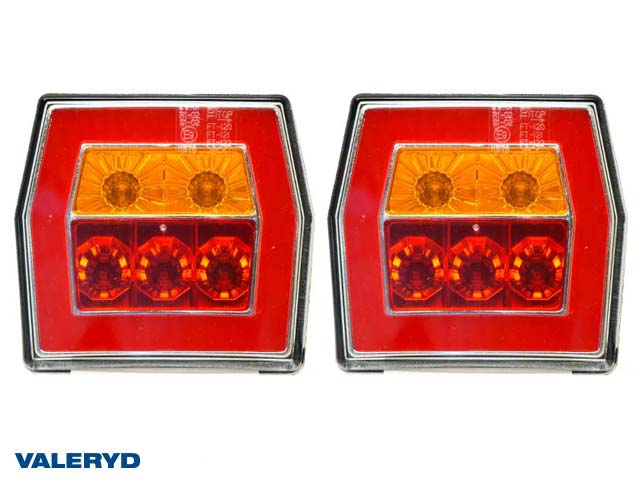 LED Tail light SCANDI-122 Right/Left 99,5x93x39.5 12-24 V incl. 1 m cable (2 pack)
