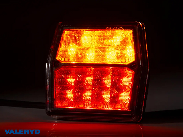 LED Reversing right/left 99,7x92,7x30, Bayonet connection, number plate light,  CC=45mm (2-pack)