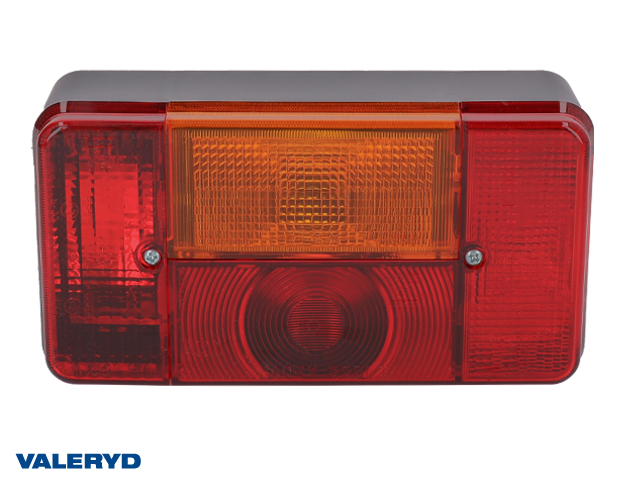Tail light Radex 5001S Left 190x100x60 with number plate light and fog light