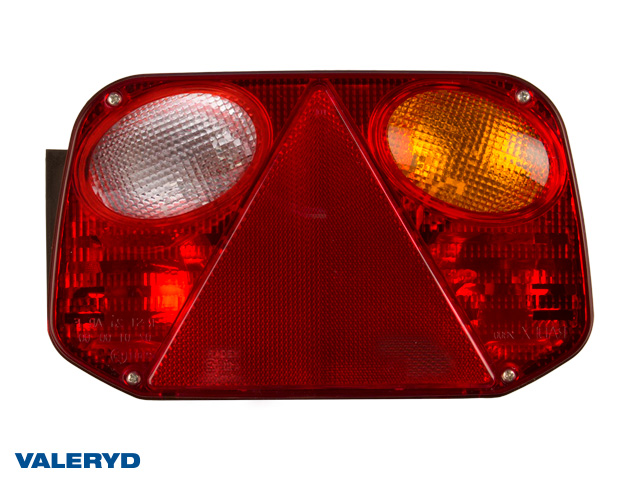 Tail light Radex 2800Right 250x145x55 with number plate light and reversing light. Bayonet conn. 