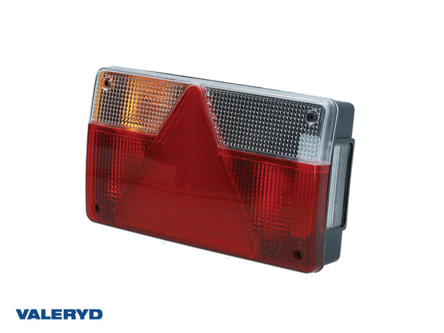 Tail light 6-function Ajba left 237x138x55 mm 12V bayonett 5(4)-pol