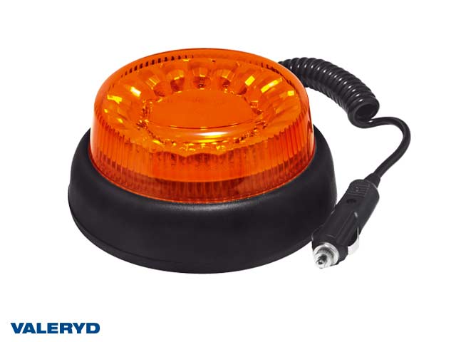 LED Lampa za upozorenje zuta,montira se pomocu magneta, sa kopčanjem za auto upaljač kabel 3m