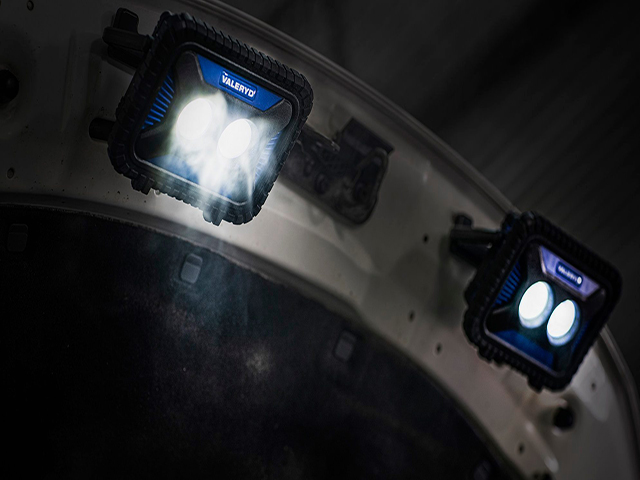 Multi LED Arbejdslys Valeryd Lynxeye med magnet håndtag 170x105x45mm 1000Lm Genopladelig