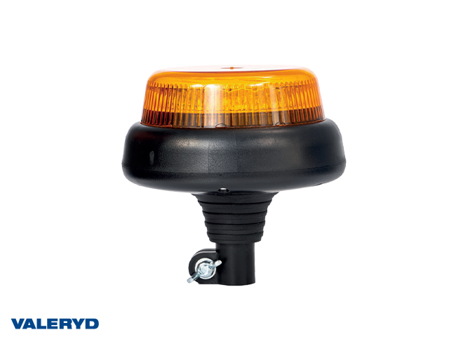 LED Advarselslys gul med forlængerarm, elektrisk PLUG-IN lynkobling (DIN 14620)