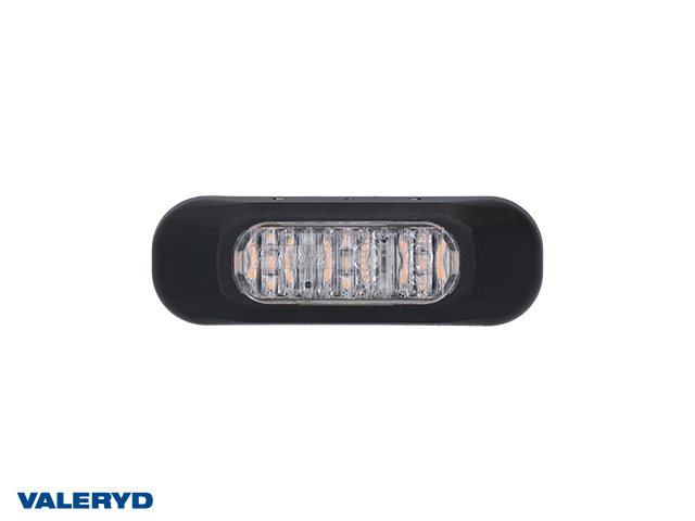 LED Advarselslys 12-36V 84,2x28,2x19mm blå inkl. 0,25m Kabel