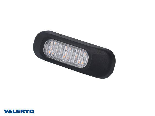 LED Advarselslys 12-36V 84,2x28,2x19mm blå inkl. 0,25m Kabel