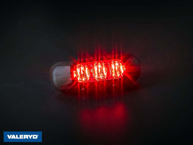 Voyant LED Valeryd rouge 12-36V câble 0,25 m