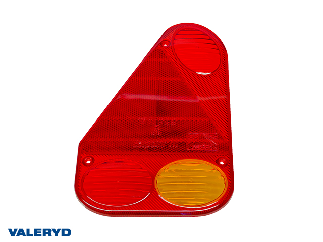 Spare lens Aspöck Earpoint III Tail light Left 146x220x53 with triangle reflector (for 3010050)