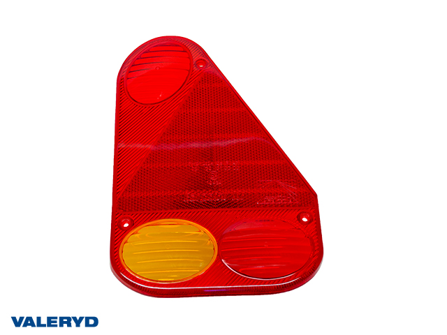 Spare lens Aspöck Earpoint III Tail light Right 146x220x53 with triangle reflector (for 3010051)