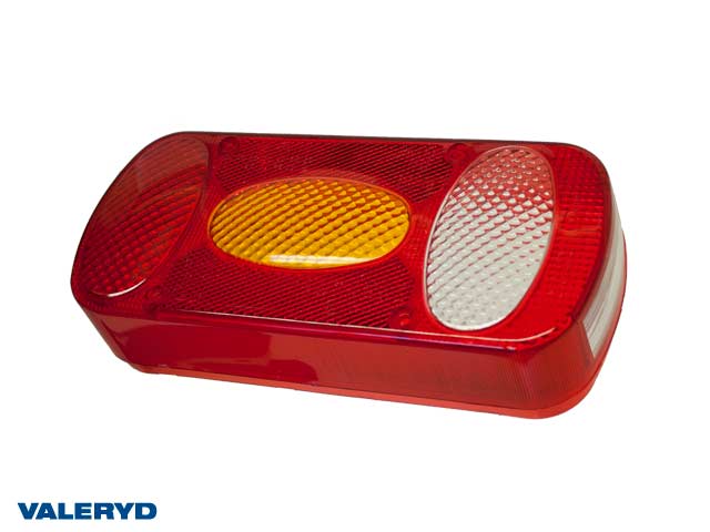 Spare lens fits Aspöck Midipoint II Right/Left Tail light 218x98x57 with reversing light
