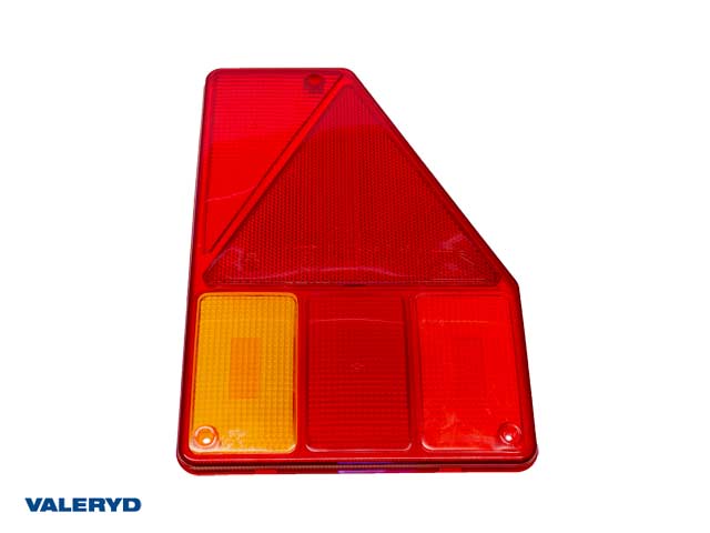 Spare lens Aspöck Earpoint I Tail light Right 180x255x83 with triangle reflector (for 3010057)