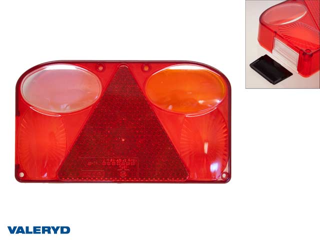 Spare lens Tail light Right 238x138x55 with reversing lamp (for 3010088)
