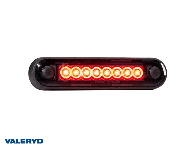 LED Position light Valeryd Arctic Night 120,4x15,7mm red incl. 150mm cable