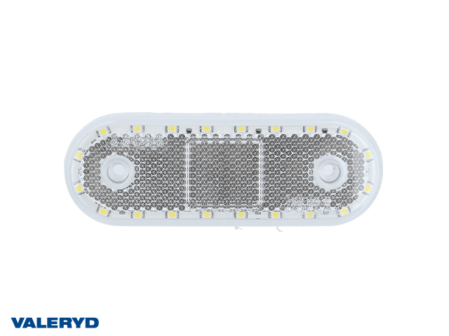 LED Position light WAŚ 114x40x40 white 220mm Cable