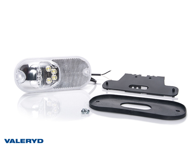 LED Positionsleuchte WAŚ 159,2x73,3x36,4 weiß 500mm Kabel 