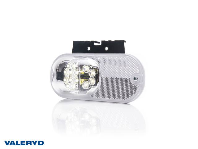 LED Positionslys WAŚ 159,2x73,3x36,4 hvid 500mm kabel 