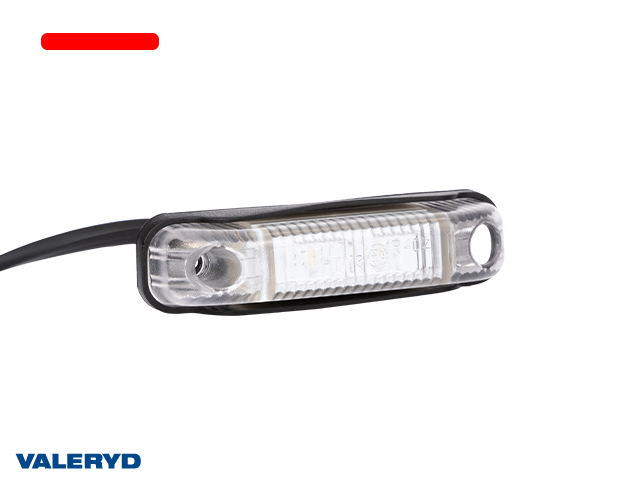 LED Position light Valeryd 80x18x23 red 12-30 V incl. 450 mm cable 