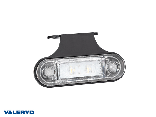 LED Position light Valeryd 78x46x18 white 12-30 V with reflector incl. 450 mm cable 