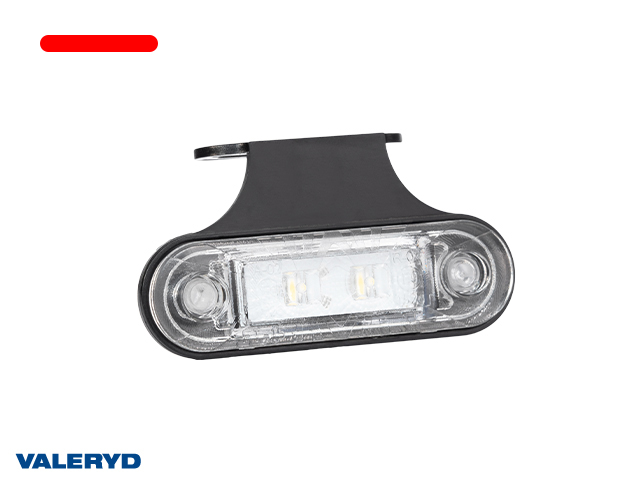 LED Position light Valeryd 78x46x18 red 12-30 V with reflector incl. 450 mm cable 