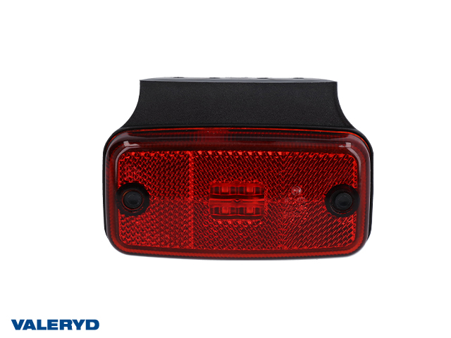 LED Feu de position Valeryd 110x75x30 rouge 12-30V, avec catadioptre, 450mm câblage incluses