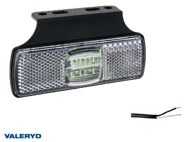 LED Positionsljus Valeryd 100x60x14,5 vit 12-30V inkl. 450 mm kabel