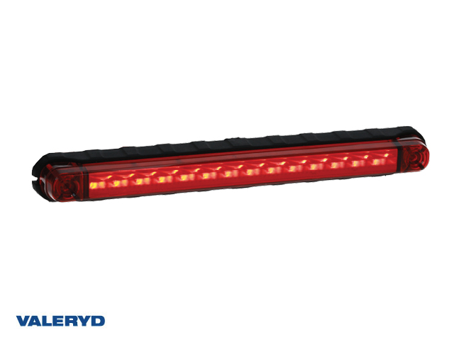 LED Posisjonslys Valeryd 241,5x27,5x22,8mm rød 12-30V inkl. 150mm kabel