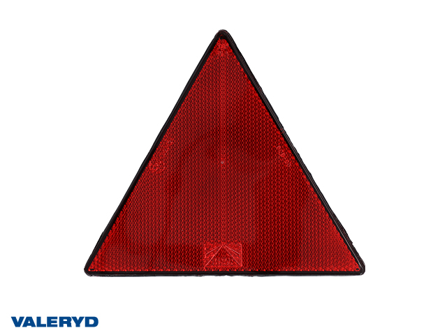 Catadioptre triangulaire 156*136 rouge auto-adhésif
