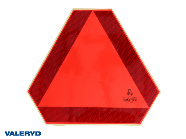 SMV Sign Reflector Warning triangle 42x36, self-adhesive ECE R69