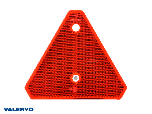 Triangle reflector WAŚ 125x150mm red