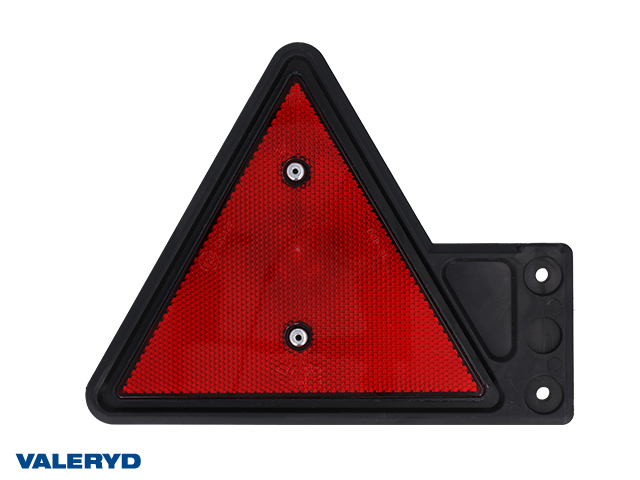 Triangle reflector 155x136 with rubber bracket Left 