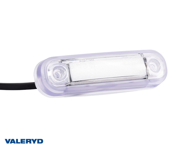 LED Sidemarkeringslys 110x30,5x18mm blå 15cm kabel