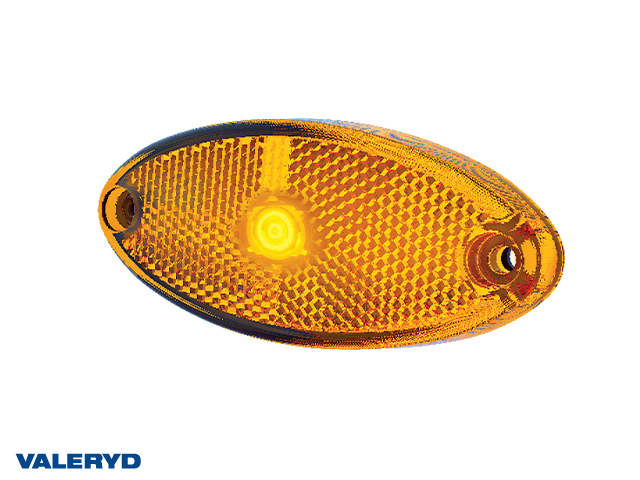 LED Sidemarkeringslys 102,4x45,2x15,8mm 12-36V gul 50cm kabel inkl. QS150 kontakt