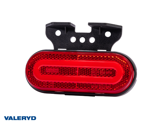 LED Position light Valeryd 121,2x78,7x22,3mm 12-36V Red, 0,5m cable