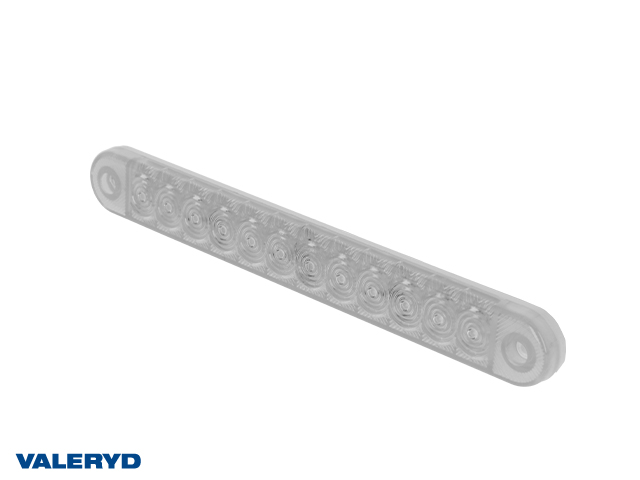 LED Pozicijsko svjetlo Valeryd 225x13x28mm 12-36V Bijela ulazi. 0,5m kabal