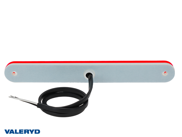 LED Positionsleuchte Valeryd 225x13x28mm rot mit je 0,5m Kabel