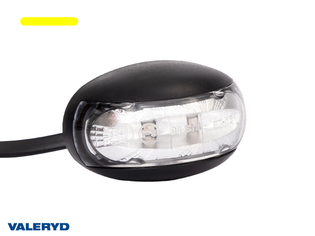 LED Side marking light Valeryd 60x32x35mm yellow 12-30 V incl. 450 mm cable 