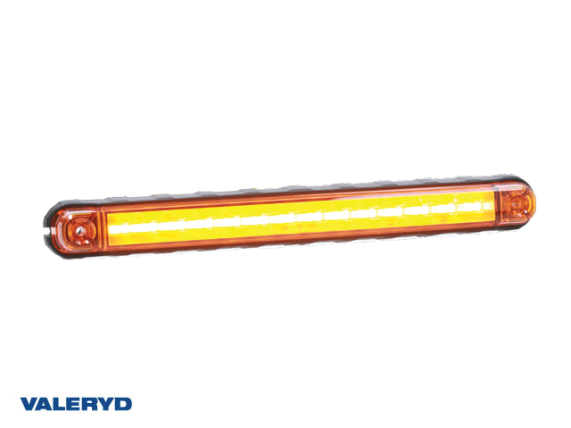 LED Sidemarkeringslys Valeryd 241,5x27,5x22,8mm gul 12-30V inkl. 150mm kabel