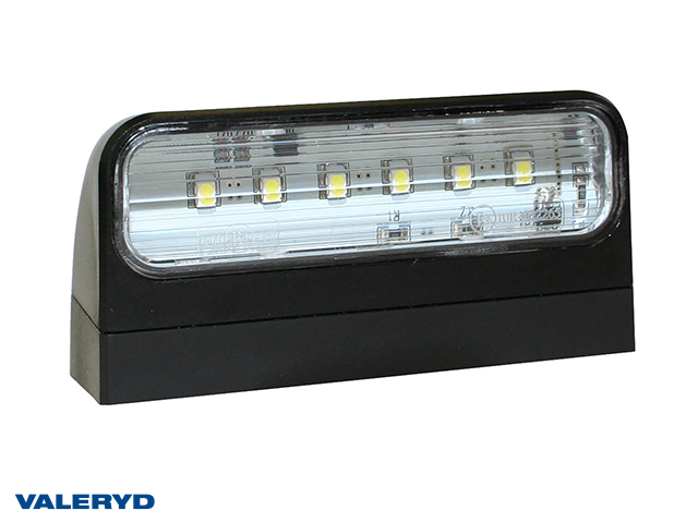 LED Rekisterikilven valo Aspöck Regpoint II 98x48x45mm 12/24V kanssa P&R 0,50m kaapelilla