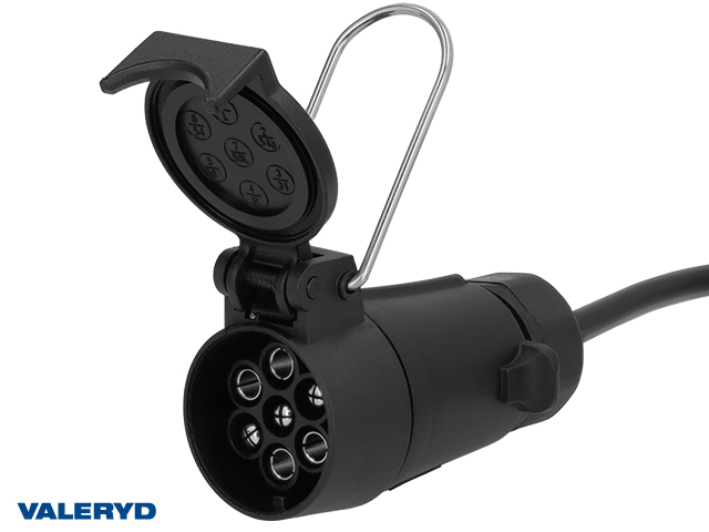 Trailer cable spiral 13-pin 1.5m